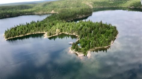 Cabin on the lake. Treelined Lake, Kenora, Ontario : r/tiltshift