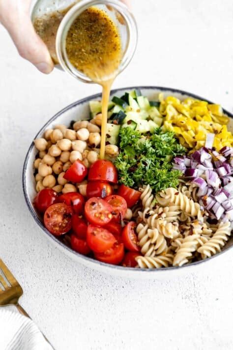 Mediterranean Chickpea Pasta Salad Eat With Clarity