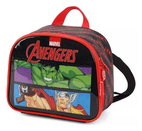 Fiambrera T Rmica Avengers Luxcel Para Ni Os En La Escuela Color Rojo