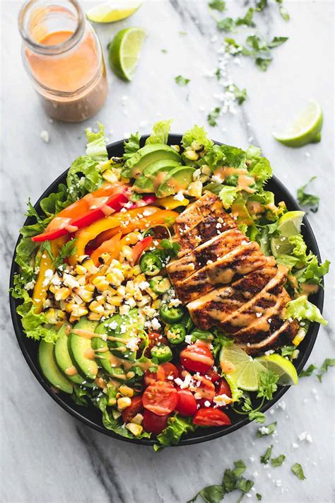 Fiesta Lime Chicken Salad With Chipotle Dressing Creme De La Crumb