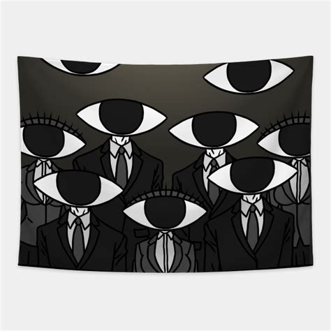 Weirdcore Aesthetic Simple Drawn People Eye Head Weirdcore Tapestry