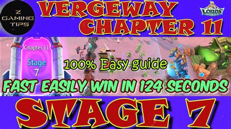 Vergeway Chapter Stage With Easy Guide Fast Easily Win In