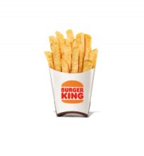 A Close Up Of French Fries In A Paper Container On A White Background