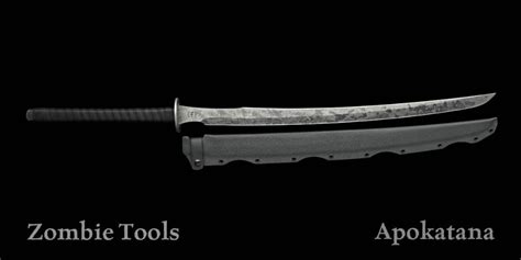 The Apokatana Zombie Tools Swords And Daggers Tactical Katana