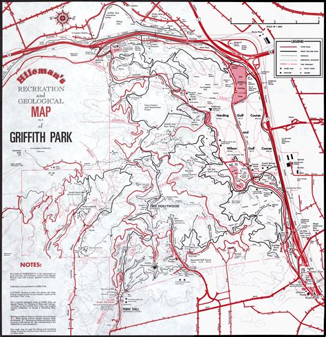 Griffith Park Trail Map