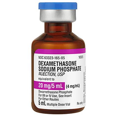 Dexamethasone 4mg Ml 1ml Vial Bound Tree