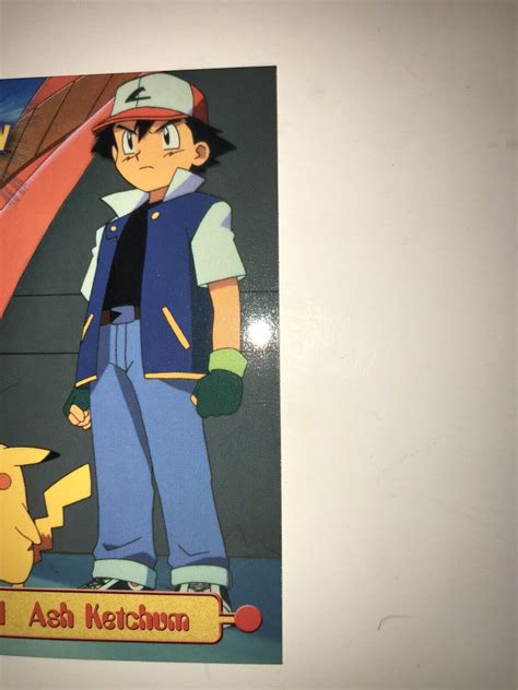 Mavin Topps Pokemon Tv Animation Edition Blue Logo Tv Ash Ketchum Card