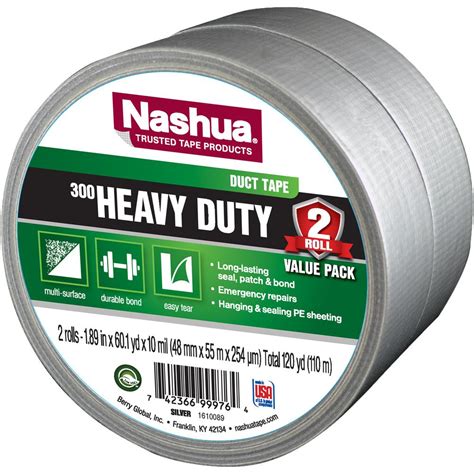 Nashua Tape In X Yd Heavy Duty Duct Tape In Silver