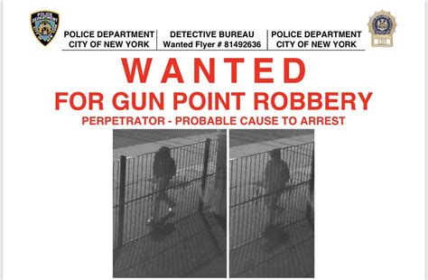 Nypd Th Precinct On Twitter Wanted For Gun Point Robbery On