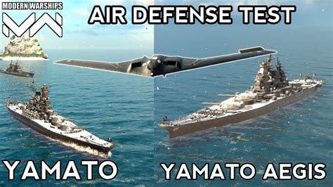 Ijn Yamato Vs Js Yamato Aegis Airdefense Comparison Modern Warships