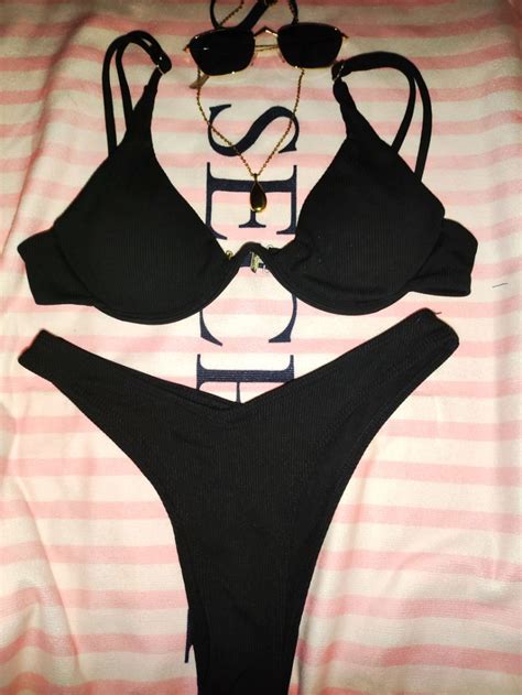 Pushup Bikini Two Piece Swimsuit On Carousell