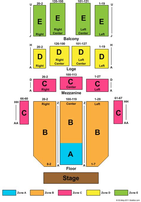 Fisher Theatre Seating Chart