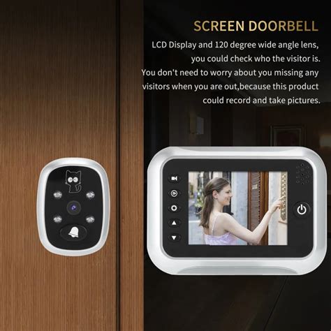 Lcd T Color Screen Doorbell Viewer Digital Door Peephole Viewer