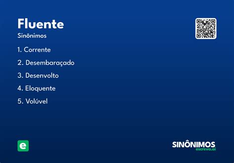 O Que Significa Fluente - Fluente - Significado e Sinônimo - escreva.ai
