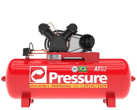 Chiareli Compressor Pressure ATG2 20 200 V 5HP Trifásico