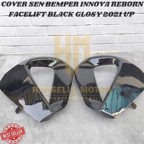 Jual Cover Sen Bemper Innova Reborn Black Glosy Facelift Venturer 2021