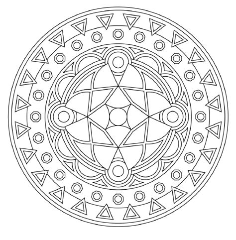 Mandalas Para Colorear Online E Imprimir Dibujalia