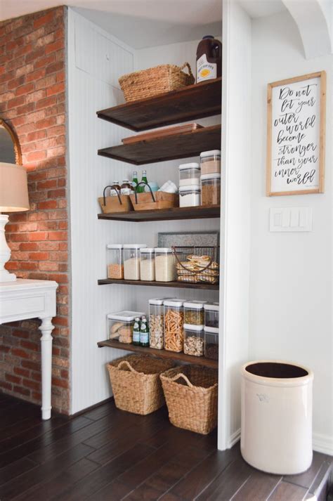 Open Pantry Makeover Organizing Ideas Open Pantry Diy Kitchen Storage Open Kitchen Shelves