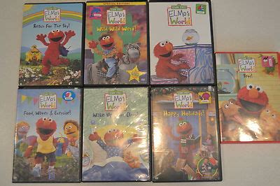 (7) Sesame Street DVD's - Elmo's World Collection | #420805626