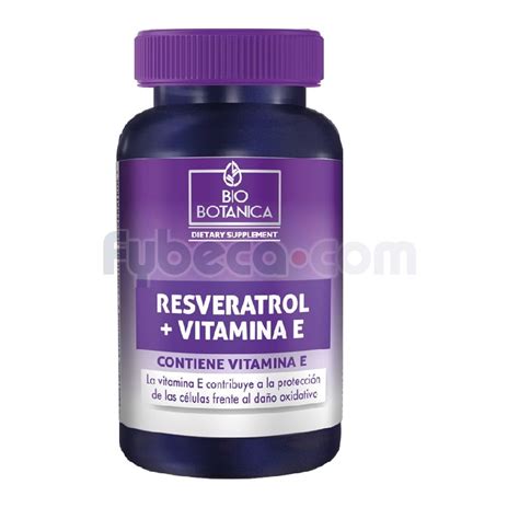 Bio Botanica Resveratrol Vitamina E C Psulas Fybeca