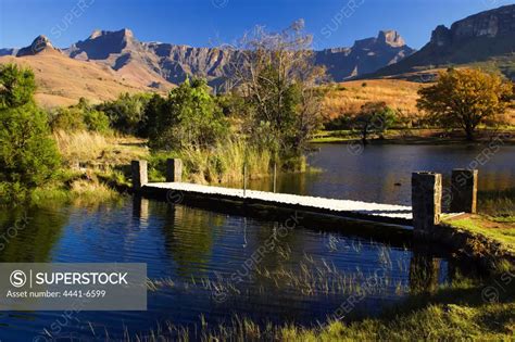 Royal Natal National Park With The Amphitheatre In The Background