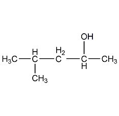 4 甲基 2 戊醇 4 Methyl 2 pentanol 108 11 2 参数分子结构式图谱信息 物竞化学品数据库 专业全面的