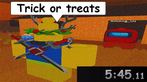 Roblox Npcs Are Becoming Smart Halloween Ending Speedrun In 5 45