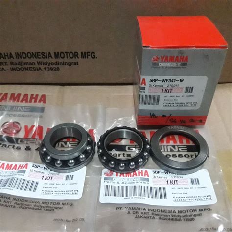 Ball Race Kit Komstir Mangkok Stang Scorpio Yamaha Bp Wf