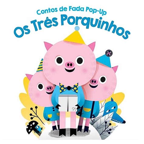 Livro Os Três Porquinhos Contos de Fada Pop Up Shopping Eldorado