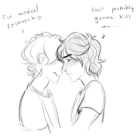 Now Kiss Percy Jackson Fan Art Solangelo Percy Jackson Funny