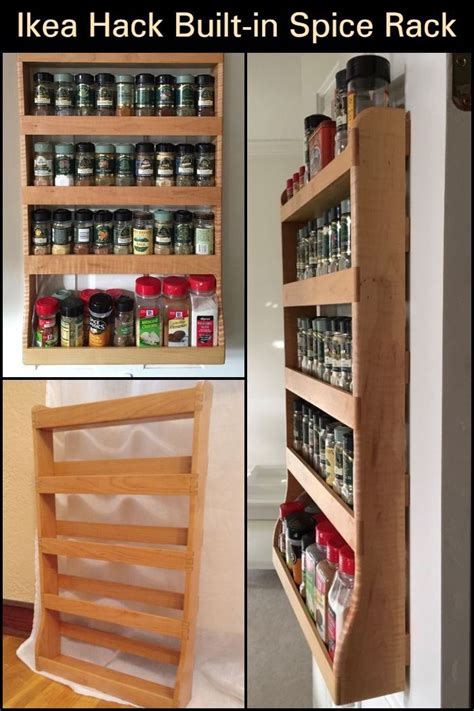 DIY Spice Racks for an Organized Kitchen