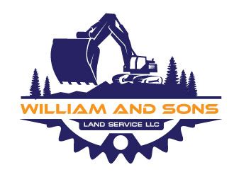 William And Sons Land Service LLC Logo Design 48hourslogo