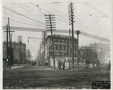 Streetscape Of Liberty Ave From 11th St Looking Towards Penn Ave