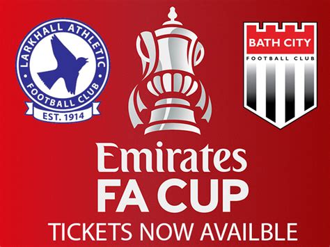 Bath City Fc Larkhall Fa Cup Tickets Now Available Bath City Fc