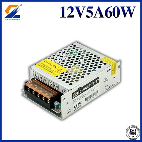 90 245vac Input Voltage Single Output 12v 5a 60w Led Switching Power Supply Or Nonwaterproof