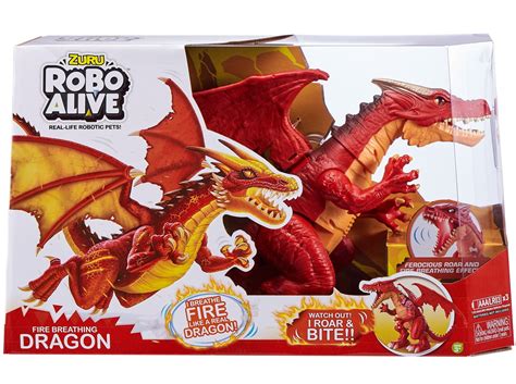 Robo Alive Fire Breathing Robotic Dragon Toy By Zuru Brickseek