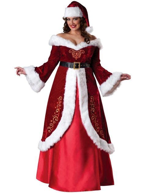 Ladies Premium Mrs Claus Costume With Images Plus Size Costume