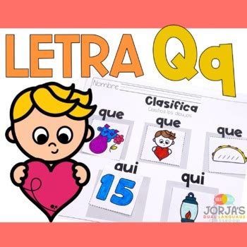 Letra Q Sílabas con que qui Hojas de trabajo y actividades en español