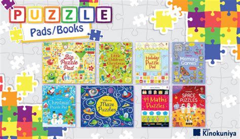 Usborne Puzzle Pads Books Books Kinokuniya Webstore Thailand