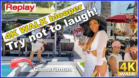 Kwalk Cameraman Blooper Try Not To Laugh Miami Beach Youtube