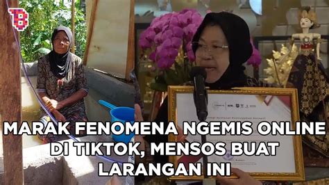 Marak Fenomena Ngemis Online Di Tiktok Mensos Buat Larangan