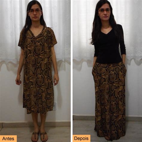 Transformar Vestido Em Saia - Como transformar vestido em saia longa | CUSTOMIZANDO.NET - Blog de ...