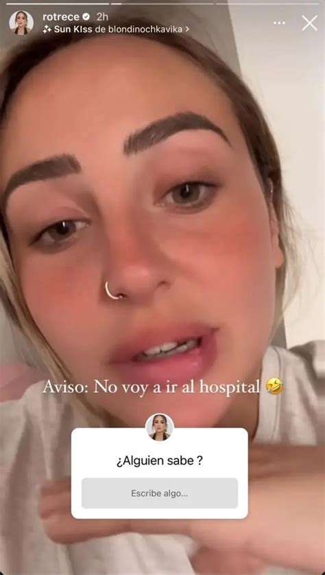 Rocío Flores pide ayuda a sus seguidores tras pillar una infección en