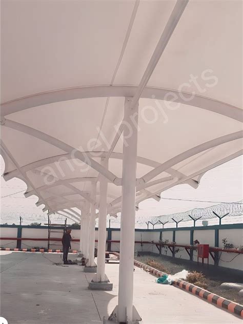 Dome Tensile Fabric Serge Ferrari Car Parking Shed Coated At Sq