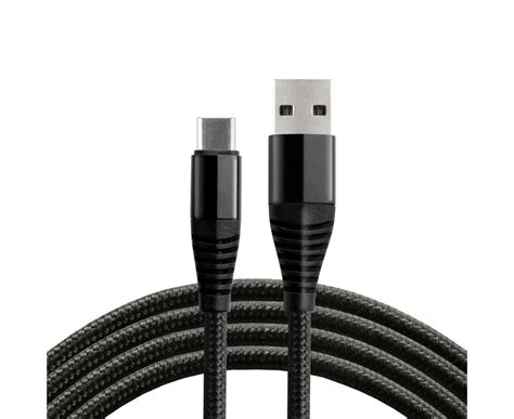 EVERACTIVE Cabo USB C c Suporte p Carregamento Rápido até 5A CBB 1CHB 1m