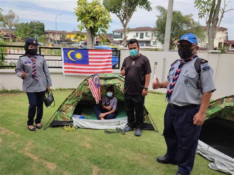 Pengakap Kanak Kanak Berkhemah Secara Maya Sempena Kemerdekaan