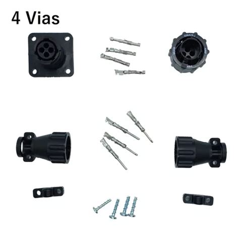 Conector Vias Cpc Kit Macho Fem A Terminais Frete Gr Tis