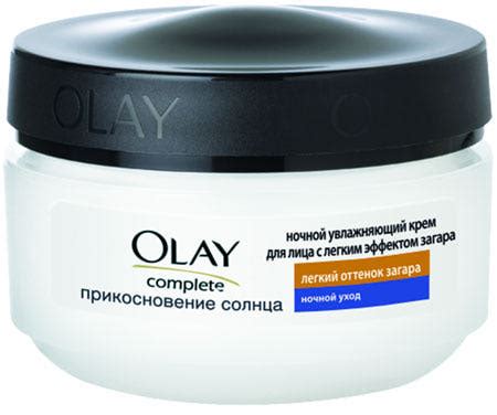 Крем для лица Olay Ночной увлажняющий с легким эффектом загара