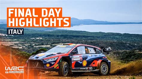 Final Day Highlights WRC Rally Italia Sardegna 2023 YouTube