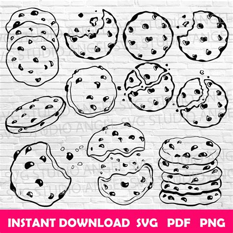 Cookies Svg Cookies Cricut Svg Bundle Cookies Clipart Cookies Vector